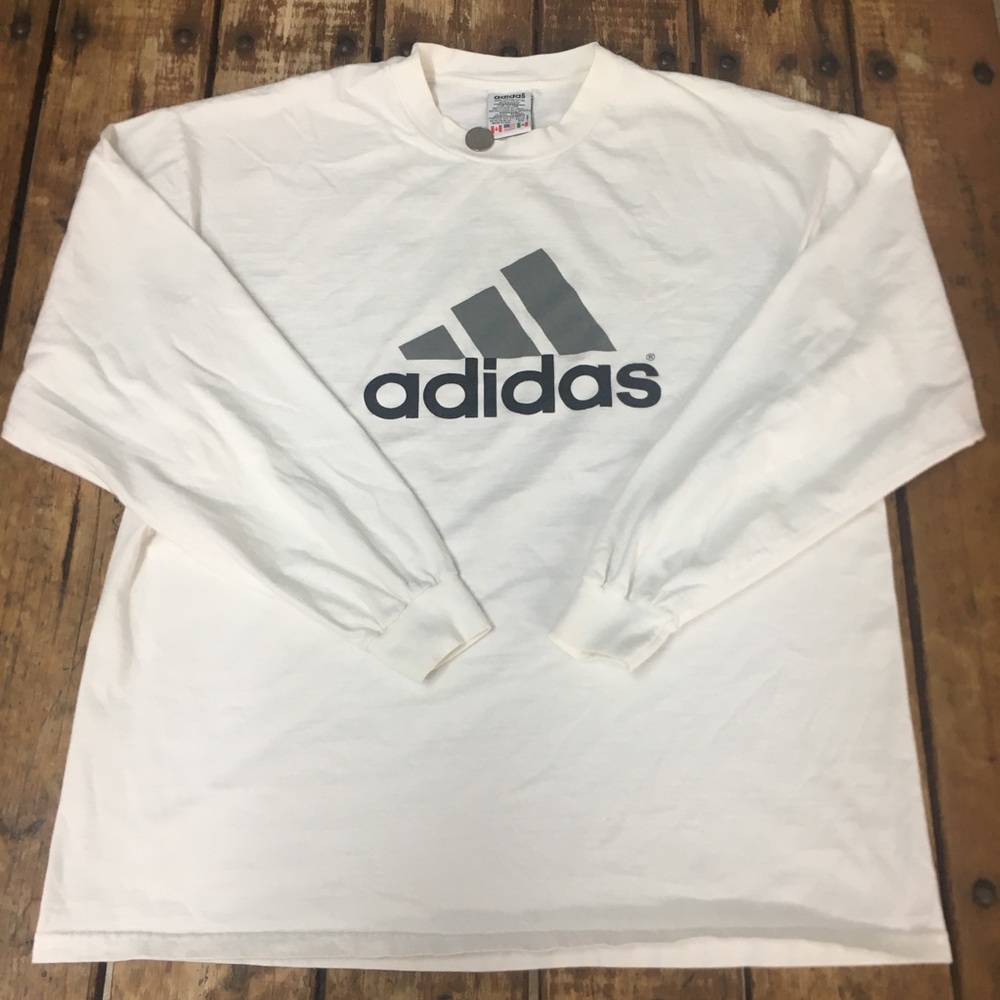 Vintage Adidas Volleyball Long Sleeve Tee/L